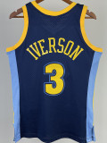 2006-2007 Nuggets IVERSON #3 Royal Blue Retro Top Quality Hot Pressing NBA Jersey