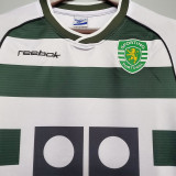 2001/2002 Sporting Lisbon Home Retro Soccer Jersey