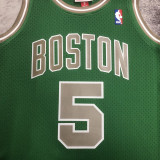 03-04 CELTICS GARNETT #5 Green Retro Top Quality Hot Pressing NBA Jersey
