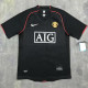 2007/2008 Man Utd Away Black Retro Soccer Jersey