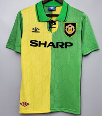 1992/1994 Man Utd Away Green Retro Soccer Jersey