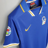 1996/1997 Italy Home Blue Retro Soccer Jersey