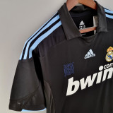 2009/2010 RMA Away Black Retro Soccer Jersey