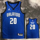 22/23 Magic FULTZ #20 Royal blue Top Quality Hot Pressing NBA Jersey (Trapeze Edition)