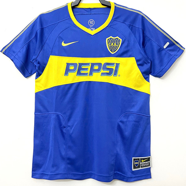 2003/2004 Boca juniors Home Retro Soccer Jersey