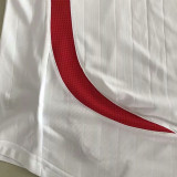 2006/2007 ACM Away White Long Sleeve Retro Soccer Jersey (长袖)(带决赛小字)