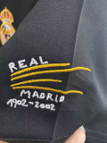 2002/2003 RMA Away Black Retro Soccer Jersey