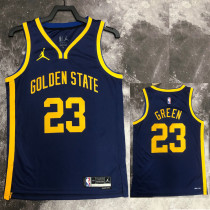 22/23 WARRIORS GREEN #23 Royal blue Top Quality Hot Pressing NBA Jersey (Trapeze Edition)