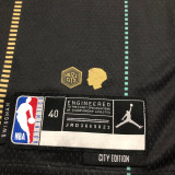 22/23 HORNETS BALL #1 Black City Edition Top Quality Hot Pressing NBA Jersey