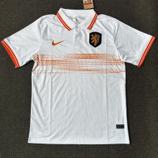 21/23 Netherlands White Classic Polo Short Sleeve