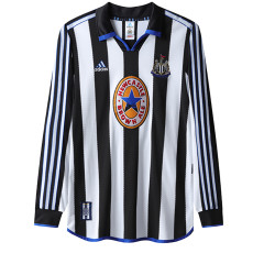 1999/2000 Newcastle Home Long Sleeve Retro Soccer Jersey (长袖)
