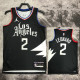 22/23 Clippers LEONARO #2 Black Top Quality Hot Pressing NBA Jersey (Trapeze Edition)