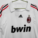2007/2008 ACM Away White Retro Soccer Jersey