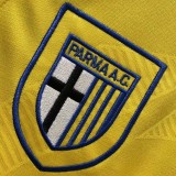 1993/1995 Parma Yellow Retro Soccer Jersey