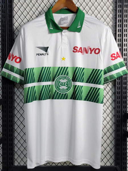 1997/1998 Coritiba White Retro Soccer Jersey