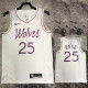 2018/2019 Timberwolves ROSE #25 White Retro Top Quality Hot Pressing NBA Jersey