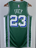 22/23 Pistons IVEY #23 Green City Edition Top Quality Hot Pressing NBA Jersey
