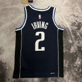 22/23 Dallas Mavericks IRVING #2 Black Top Quality Hot Pressing NBA Jersey (Trapeze Edition)