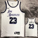 22/23 LAKERS JAMES #23 White City Edition Top Quality Hot Pressing NBA Jersey