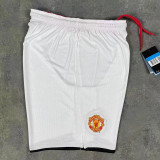 2007/2008 Man Utd White Retro Shorts Pants