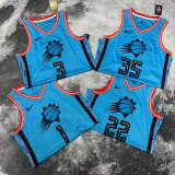 SUNS DURANT #35 Blue Top Quality Hot Pressing NBA Jersey