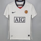 2008/2009 Man Utd Away White Retro Soccer Jersey