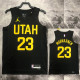 22/23 JAZZ MARKKANEN #23 Black Top Quality Hot Pressing NBA Jersey (Trapeze Edition)