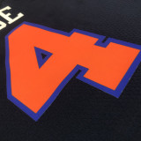 22/23 KNICKS ROSE #4 Black Top Quality Hot Pressing NBA Jersey (Trapeze Edition) 飞人版