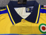 1999/2000 Parma Home Long Sleeve Retro Soccer Jersey