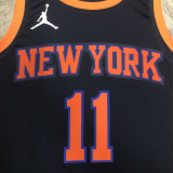 22/23 KNICKS BRUNSON #11 Black Top Quality Hot Pressing NBA Jersey (Trapeze Edition) 飞人版