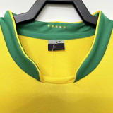 2006 Brazil Home Retro Soccer Jersey