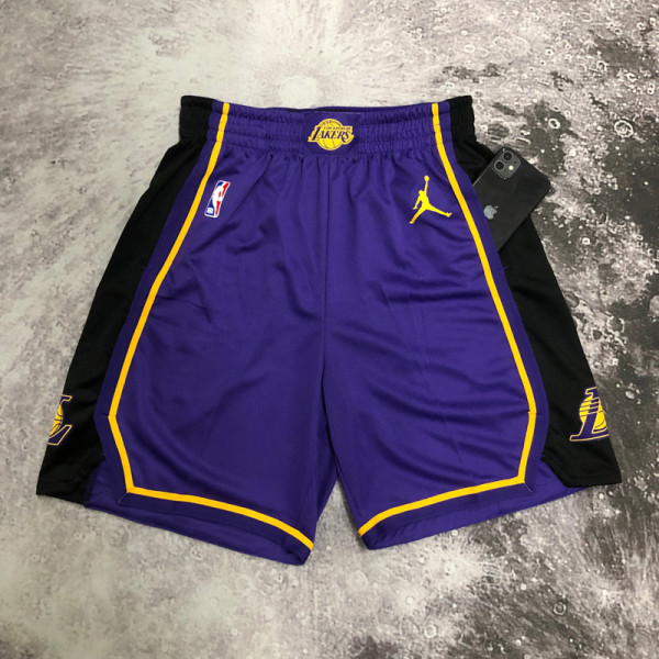 22/23 LAKERS Purple Top Quality NBA Pants (Trapeze Edition) 飞人版
