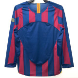 2005/2006 BAR Home Retro Long Sleeve Soccer Jersey (长袖)(欧冠带决赛字)