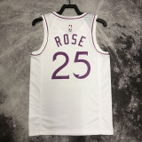 2018/2019 Timberwolves ROSE #25 White Retro Top Quality Hot Pressing NBA Jersey
