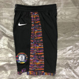 19/20 NETS Black City Edition Top Quality NBA Pants(彩边)
