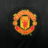 2007/2008 Man Utd Away Black Retro Soccer Jersey