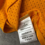 1984/1985 LAKERS JOHNSON #32 Yellow Retro Top Quality Hot Pressing NBA Jersey(圆领)