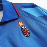 1995/1996 ACM Away Blue Retro Soccer Jersey