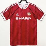 1990/1992 Man Utd Home Retro Soccer Jersey