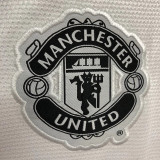 2013/2014 Man Utd Away White Retro Soccer Jersey