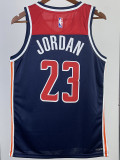 22/23 Wizards JORDAN #23 Royal Blue Top Quality Hot Pressing NBA Jersey (Trapeze Edition)