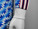 1991/1992 Man Utd Away Long Sleeve Retro Soccer Jersey 长袖