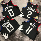 22/23 Clippers WESTBROOk #0 Black Top Quality Hot Pressing NBA Jersey (Trapeze Edition)