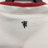 2013/2014 Man Utd Away White Retro Soccer Jersey