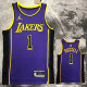 22/23 LAKERS RUSSELL #1 Purple Top Quality Hot Pressing NBA Jersey (Trapeze Edition)