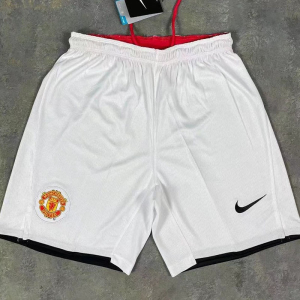 2007/2008 Man Utd White Retro Shorts Pants
