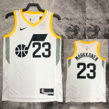 22/23 JAZZ MARKKANEN #23 White Top Quality Hot Pressing NBA Jersey