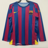 2005/2006 BAR Home Retro Long Sleeve Soccer Jersey (长袖)(欧冠带决赛字)