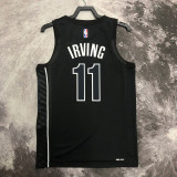 22/23 NETS IRVING #11 Black Top Quality Hot Pressing NBA Jersey (Trapeze Edition)