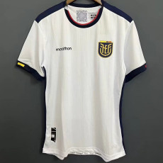 22/23 Ecuador White World Cup Fans Soccer Jersey